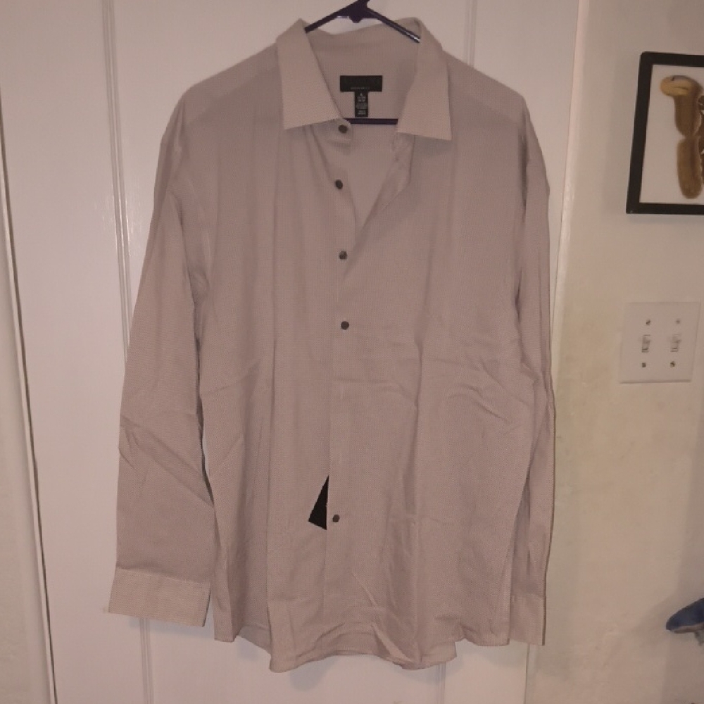 NWT Alfani | Beige Dress Shirt